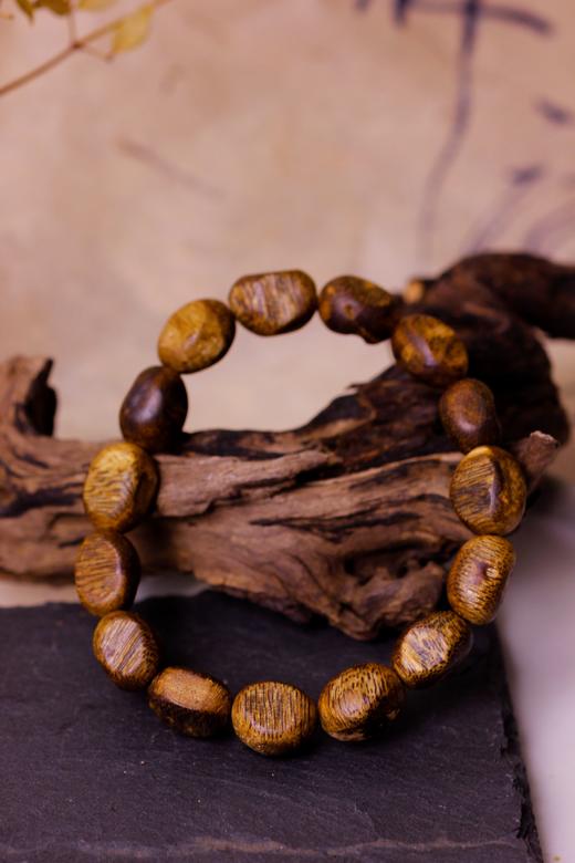 心选丨【沉香溯源】棋楠留疤单圈手串B款  SYBCQN343  (特殊商品请在收货之后48小时内申请退换） 商品图0