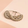 心艺手作：向日葵耳环系列 Small Semi Filigree Crochet Earrings in Silver/Gold 商品缩略图6