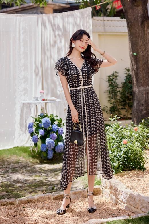 Le Malene 气质风轻薄飘逸连衣裙 20842 商品图3