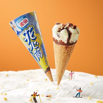 雀巢冰淇淋花心筒甜筒香草味64g*6支冰激凌 雪糕 0反式脂肪酸 商品图0