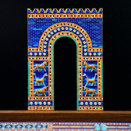 【译森文创】伊什塔尔门金属浮雕冰箱贴 商品图1