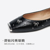星期六黑耀甜心金属方头平底单鞋SSD3111104 商品缩略图12