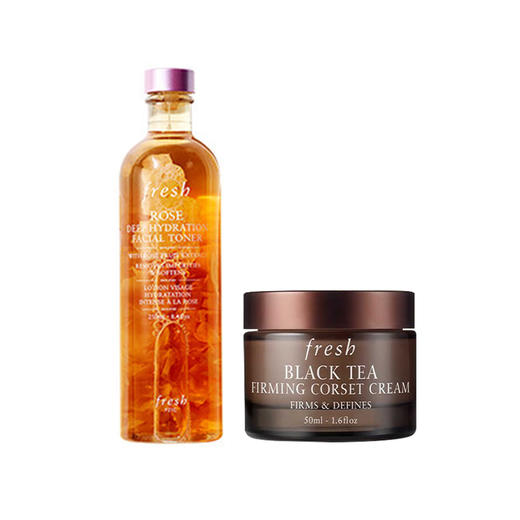 【礼盒装】馥蕾诗大马士革玫瑰密集保湿水250ml+红茶塑颜紧致面霜 50ml 商品图0