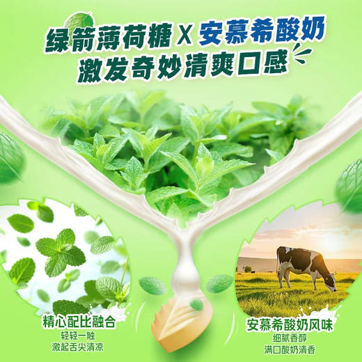 绿箭无糖薄荷糖清新酸奶味12g 商品图1