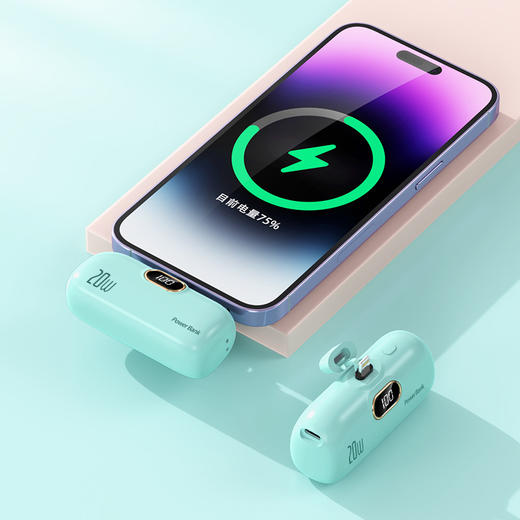 3c认证！【迷你胶囊，一下就来电】新款口袋无线胶囊充电宝 应急小巧便携移动电源-QQ 商品图6