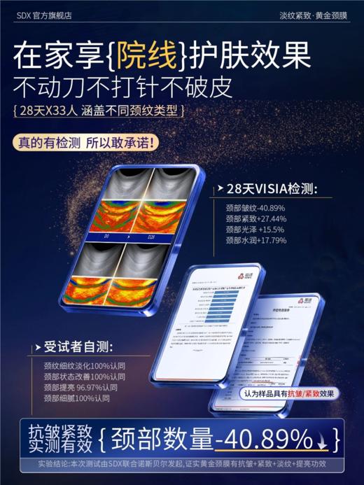 SDX淡纹紧致黄金颈膜组合 商品图3