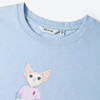【商场同款】【萌宠系列】诗凡黎猫咪印花T恤2025夏新款宽松短袖上衣3G4600671 商品缩略图2