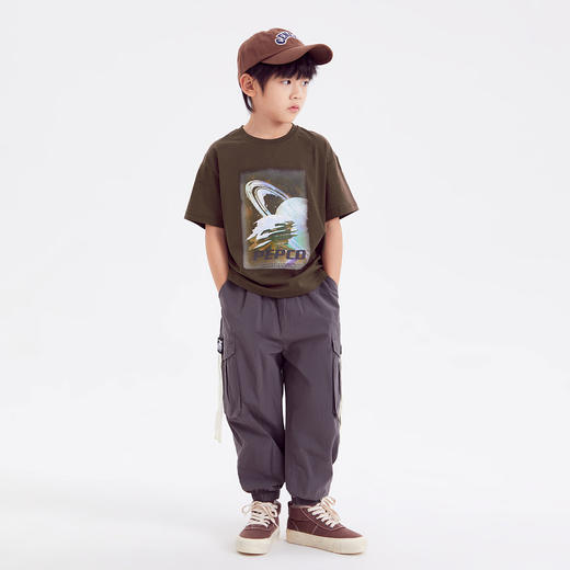 411-童圆领短袖针织衫 商品图2