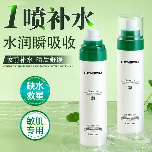 【买1送1 积雪草面霜补水喷雾】保湿控油温和不刺激爽肤水120ml 商品图1