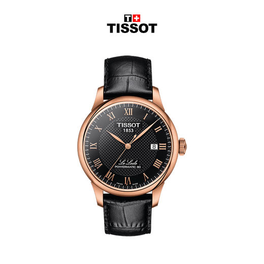 【般贸】Tissot天梭力黑色皮带手表男 商品图0