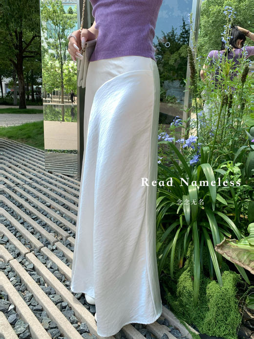 Read Nameless/松紧腰头软缎裙 2025/7/3 商品图10