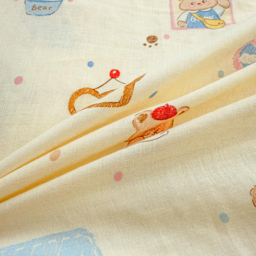 自然醒A类幼儿园全棉双层纱套件三件套六件套纯棉儿童被褥宝宝午睡床品JY 商品图12