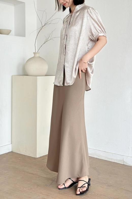 Le Malene 法式高腰垂感鱼尾长裙 20847 商品图4