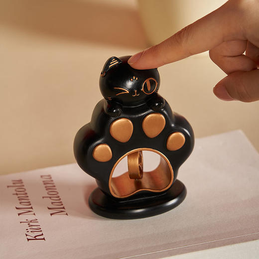 大英博物馆 巴斯特系列 萌猫“转”大钱桌面摆件 商品图2