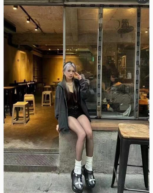 SMFK x Crocs 联名系列光轮十字花厚底增高洞洞鞋女款（HY） 商品图8