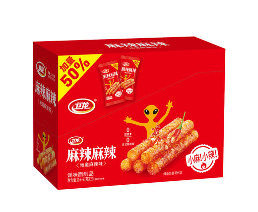 卫龙 小麻小辣麻辣辣条（16g+8g）*20包 商品图0