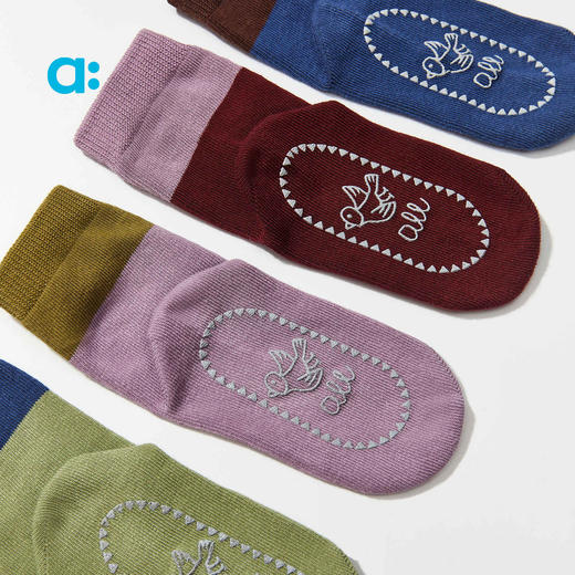 【秋Vol.1】allblu幼岚【地板袜】男童女童袜子25秋新款柔软透气耐穿2双装ZY 商品图4