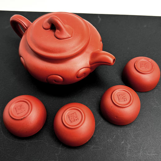《如意中华·团圆壶》紫砂套 一壶四杯 曹洪喜大师亲创 商品图5