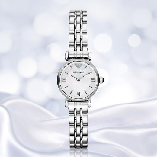 【香港仓不支持7天无理由】Armani阿玛尼白月光手表 AR1763   香港直邮需过海关7-10发货 商品图0