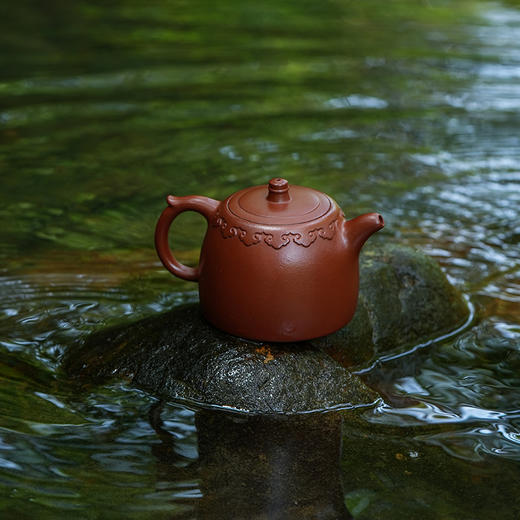 龙德堂陶艺 汤宣武制《井栏》180cc 原矿大红袍  库存请咨询客服 商品图2