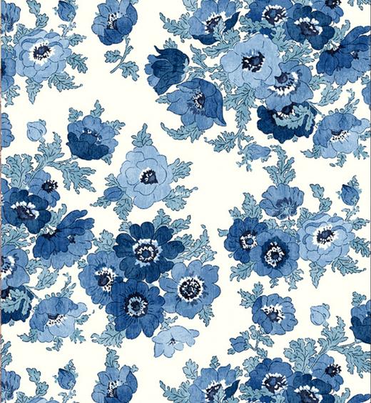 LP128A Madeleine 玛德琳 皮卡棉 150周年纪年蓝色款 Liberty 邮费到付 251元/米幅宽143cm 商品图1