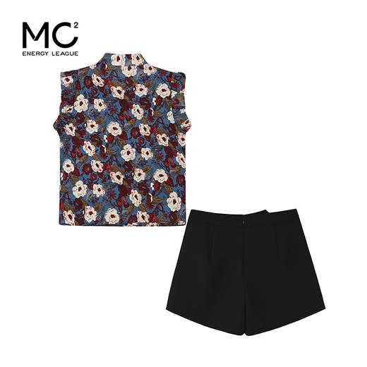 女装翻领印花衬衣配裙裤-1667S5223023 商品图4