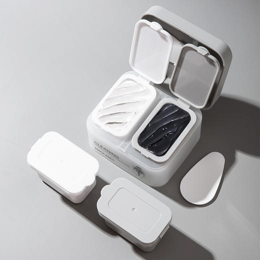 【MACK ANDY--净肤双色清洁泥膜】U区摩洛哥白泥平衡油脂收毛孔、T区摩洛哥黑泥深层清洁去黑头、控油舒缓温和配方、双色双护双膜力、黑头毛孔无处可藏！ 商品图5