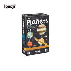 londji 小小拼图系列 探索行星 50片 适合4岁+ 小巧可爱的尺寸 便携易收纳-PZ621U