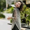 西子/【黑白韵律】重磅桑蚕丝渐变波点百搭时尚黑白方丝巾/SJRGH005 商品缩略图1