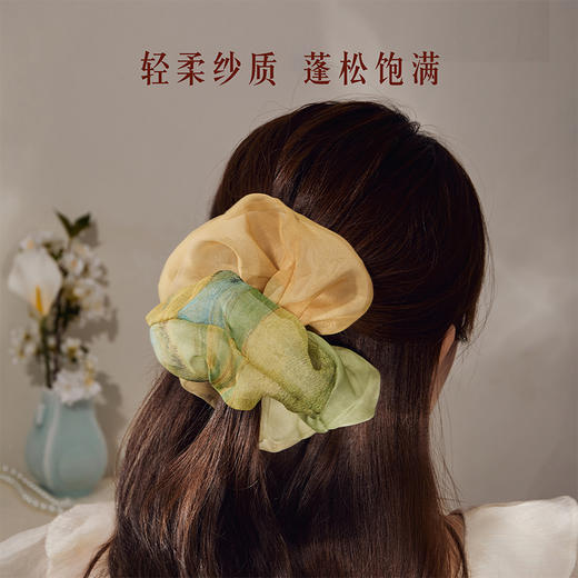 【故宫饰品】千里江山大肠发圈头绳头花博物馆文创毕业礼物伴手礼女 商品图1