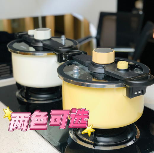 品牌退出中国市场疯狂清❗仅139❗原价539❗坏了直接换新❗德国百年国宝级厨具【德世朗马卡龙色6L钛合金涂层珐琅微压锅】焖煮炖煲样样精通 商品图1
