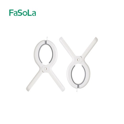 FaSoLa夹子晾衣夹防风无痕强力固定晒被子夹家用晾晒夹塑料小夹子 商品图5
