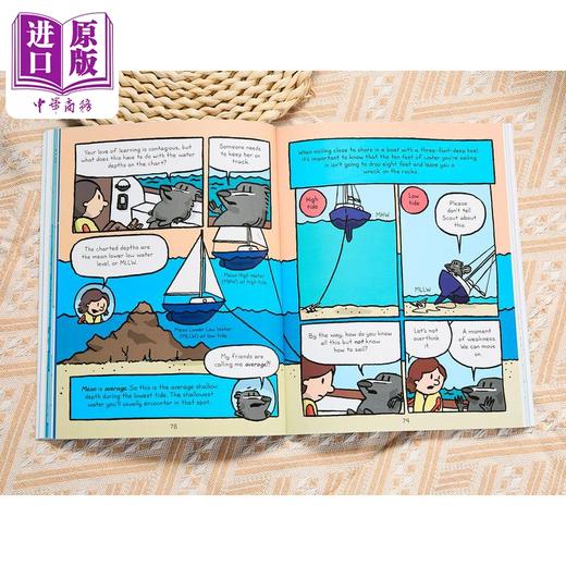 【中商原版】Survival Scout 英文原版野外科普漫画 生存大搜查3册 Tsunami海啸来袭山野迷踪海中求生 Maxwell Eaton III 商品图5