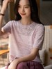 温柔治愈娴娴衫绝美淡紫肌理感莱赛尔衫 商品缩略图3