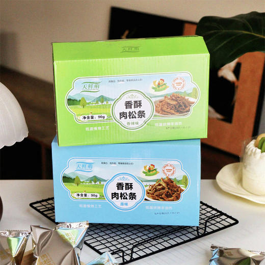 天鲜萌香酥鸡肉松条 90g/盒 非油炸低温烘烤 健康零食 即食解馋 商品图3