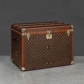 独角鹿西洋古董1920年代法国顶级奢侈品牌路易威登出品Monogram帆布经典老花款帽箱