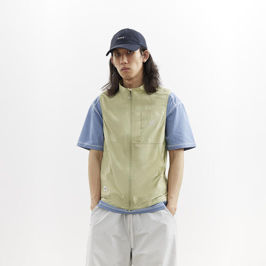 吃茶去chichaqu25速干防紫外线轻量立领防晒马甲休闲户外骑行徒步 商品图5