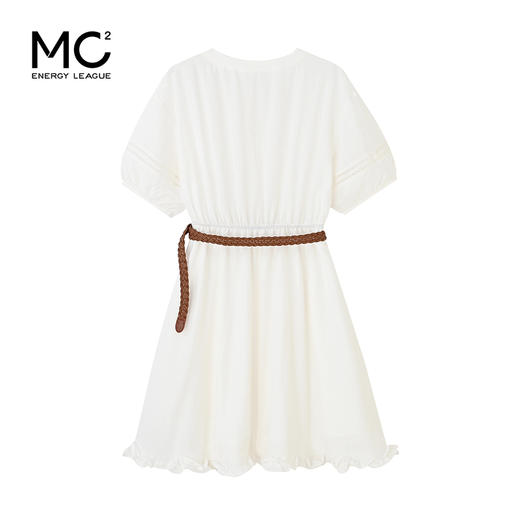 女装花边拼接配腰带款连衣裙Q5223016 商品图4