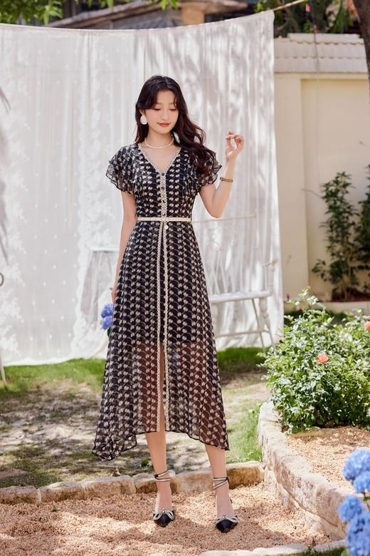 Le Malene 气质风轻薄飘逸连衣裙 20842 商品图4