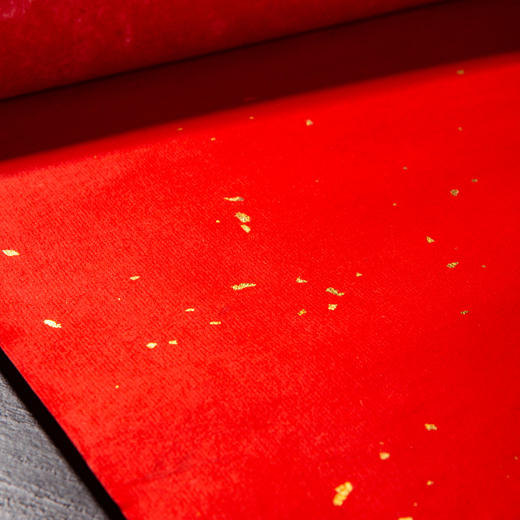 70-80年代杨柳青画店制“洒真金大红冷金笺”（一张） 商品图9