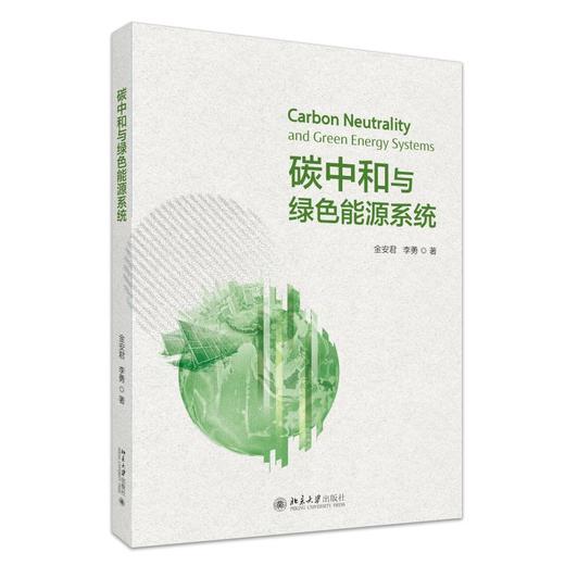 碳中和与绿色能源系统 金安君 李勇 著 北京大学出版社 商品图0
