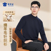 【实付满399送保温杯】【半高领通勤羊毛衫】含绵羊毛打底衫 防寒保暖长袖毛衣MZ401 商品缩略图0