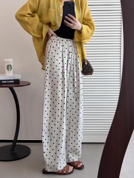 ​【天丝亚麻氧气裤】亚麻➕莱赛尔纤维的王炸组合❗️老钱风进阶版✔️自带松弛随意感，⁡巨透气凉爽❗ ❗️ 商品图2