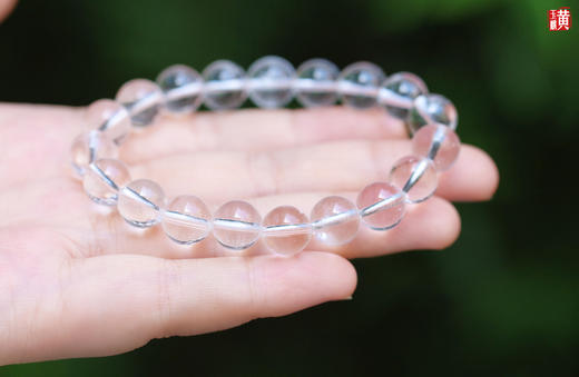 白水晶手串，珠径10mm，赠证书 商品图1