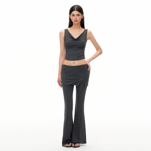 Ariseism  美式复古无袖背心长裤套装女夏季新款两件套 商品图3