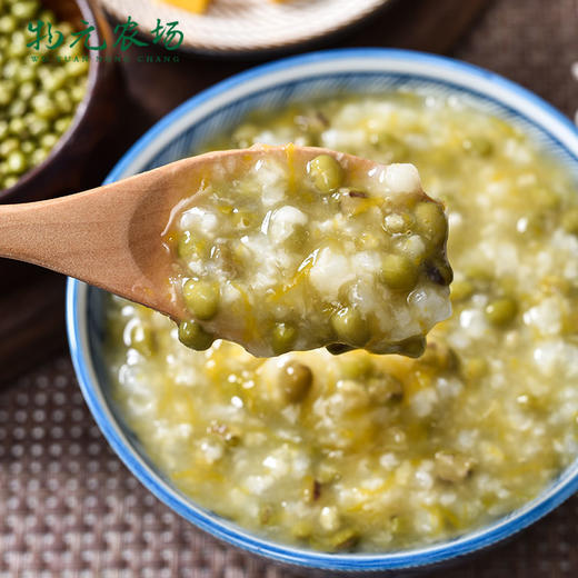 物元农场有机绿豆 东北小粒绿豆易脱皮可发芽杂粮350g/袋 商品图2