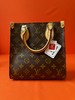 LOUIS VUITTON Sac Plat PM 经典老花 帆布涂层拼牛皮革饰边 手提单肩斜挎包 中号 女款 深棕色 商品缩略图1