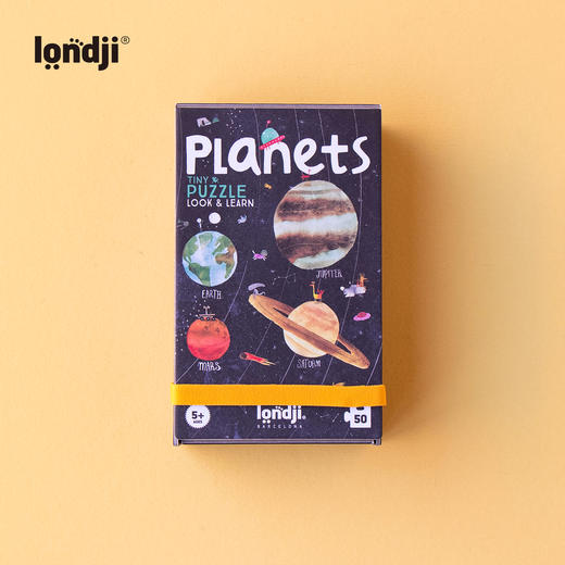 londji 小小拼图系列 探索行星 50片 适合4岁+ 小巧可爱的尺寸 便携易收纳-PZ621U 商品图1