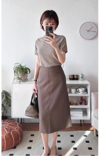 实用主义，真正的极简风简约不简单，客供面料定制款干干净净的【极简纯色正肩百搭T恤YYTMA63】慵懒松弛感轻松拿捏 商品图4