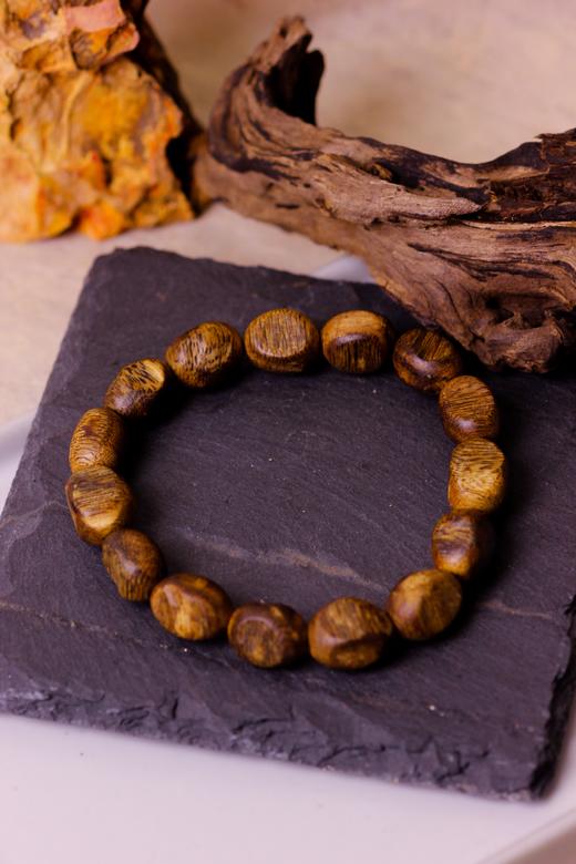 心选丨【沉香溯源】棋楠留疤单圈手串B款  SYBCQN343  (特殊商品请在收货之后48小时内申请退换） 商品图2